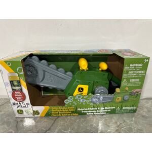 John Deere Power Tools Chainsaw Toy, Construction Tool with Lights and Sounds